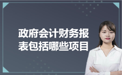 政府会计财务报表包括哪些项目