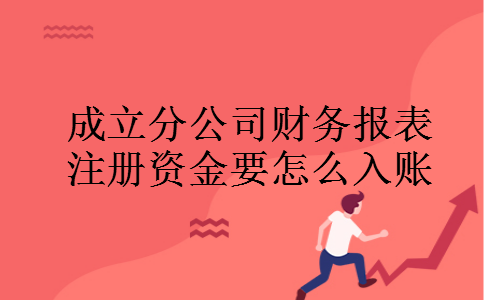 成立分公司财务报表注册资金要怎么入账