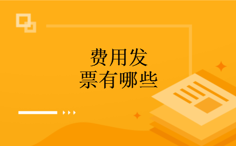 费用发票有哪些