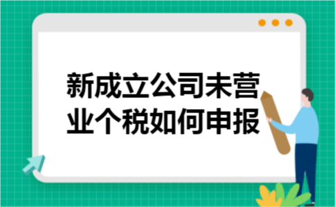 新成立公司未营业个税如何申报