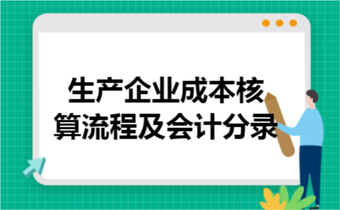 生产企业成本核算流程及会计分录