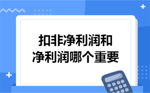扣非净利润和净利润哪个重要