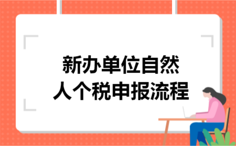 新办单位自然人个税申报流程