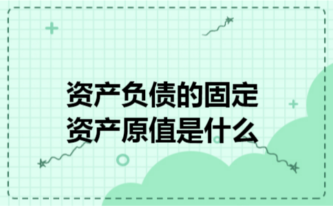 资产负债的固定资产原值是什么