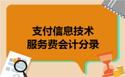 支付信息技术服务费会计分录