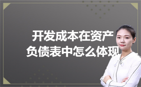 开发成本在资产负债表中怎么体现
