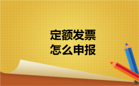 定额发票怎么申报