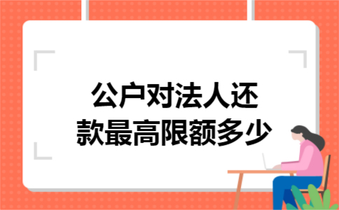 公户对法人还款最高限额多少