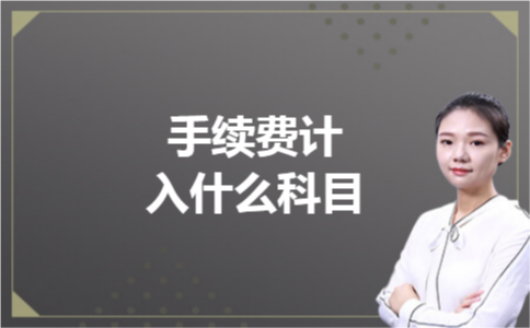 手续费计入什么科目