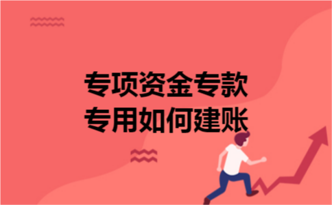专项资金专款专用如何建账