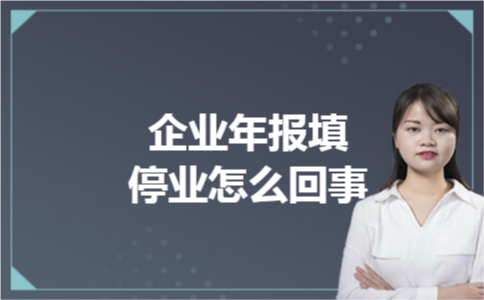 企业年报填停业怎么回事