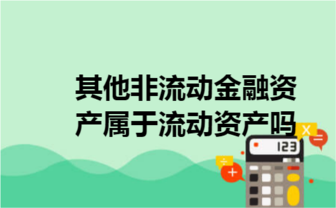 其他非流动金融资产属于流动资产吗