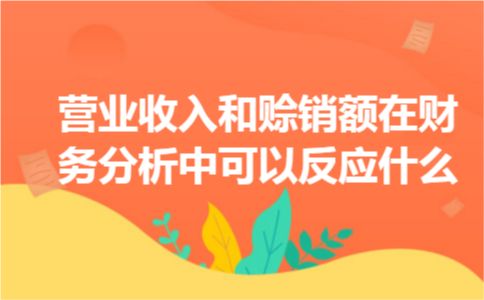 营业收入和赊销额在财务分析中可以反应什么