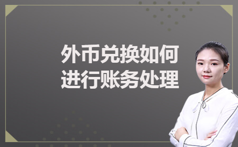 外币兑换如何进行账务处理