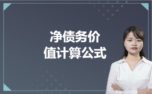 净债务价值计算公式