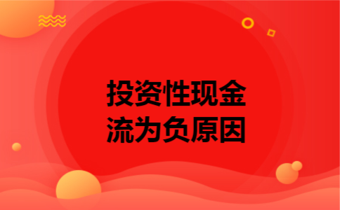  投资性现金流为负原因