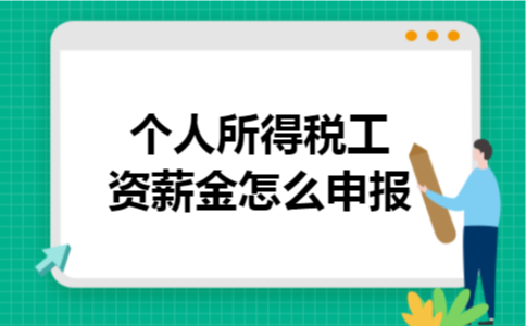 个人所得税工资薪金怎么申报